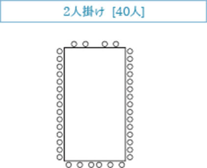 2人掛け[40人]